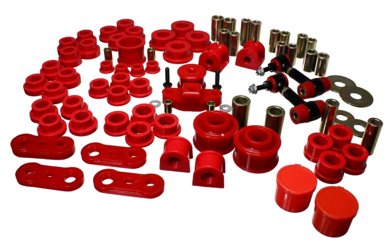 Subaru Impreza Bushing Kit - Energy Suspension - Hyper-Flex - Red - `08-`12